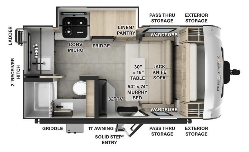 Rockwood Geo Pro Travel Trailer 15fbs For Sale